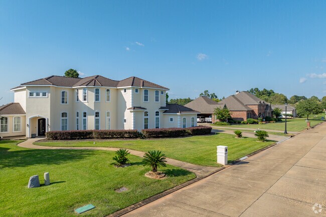 Tennyson Oaks is full of larger custom homes.