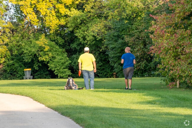People walking at Madison Park.