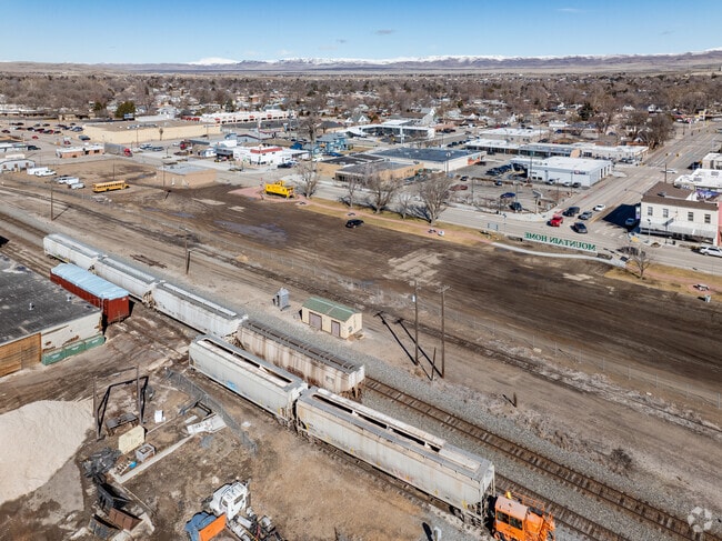 The railyard in Mountain Home provides an essential hub for the industries in the area.