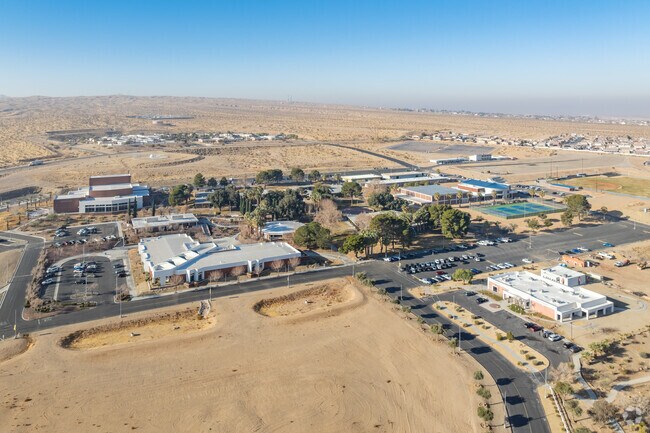 Students can continue to Barstow Community College, which offers over 40 programs in the arts, sciences and trades.