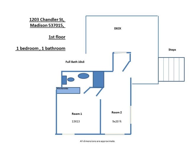 1205 Chandler St unit 1205 1b 1bath, Madison, WI 53715 - photo 3