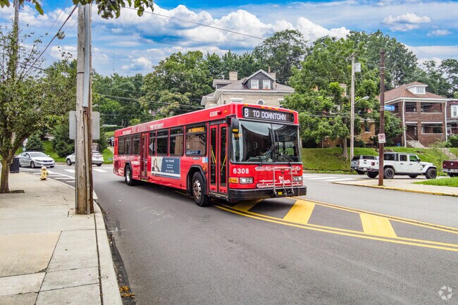 A great way to get in and out of Perry North is by using the Port Authority bus.