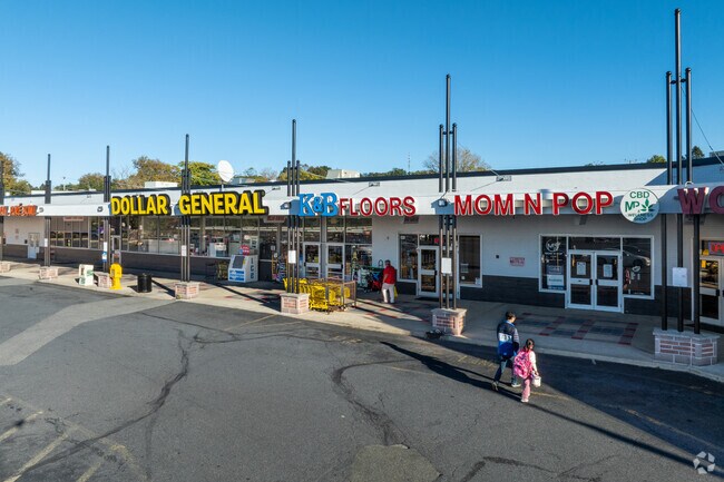 Strip malls near Chestnut Hill offer shopping and dining options.