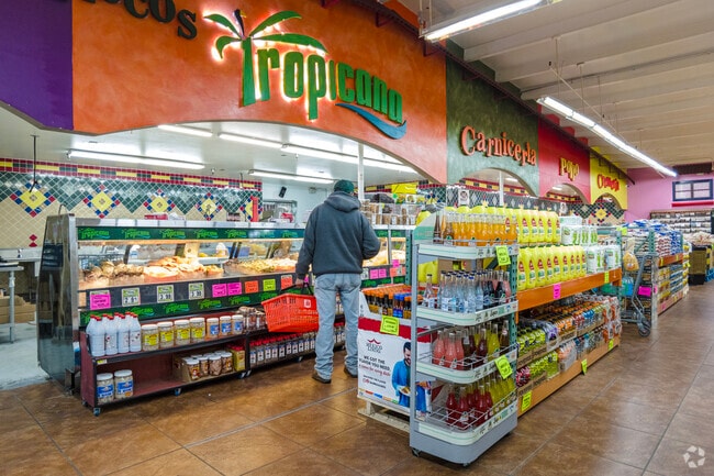 Residents of Coalinga can find fresh meat and produce at Tropicana Supermarket.