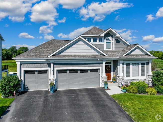 A modern spin on the classic craftsman-style home in Dayton, MN.