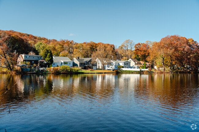 Some of the homes’ backyards give view to Patch Pond.