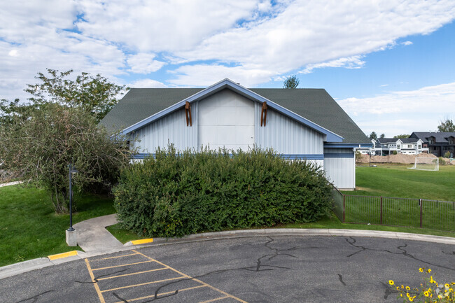 Bozeman Summit School is located in a residential neighborhood.