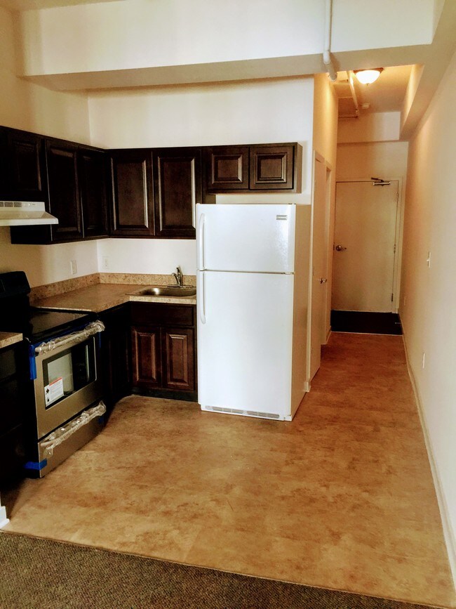 Kitchen and hallway