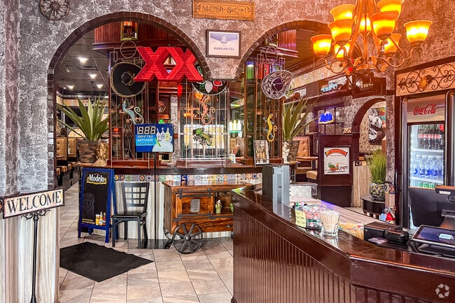 La Carreta restaurant offers authentic Mexican food and Mexican decor.