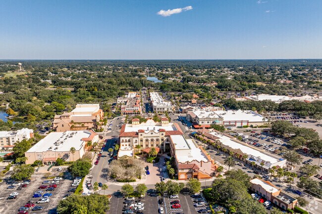 A beautiful, shopping & dining district at The Villages near Summerfield, Fl.
