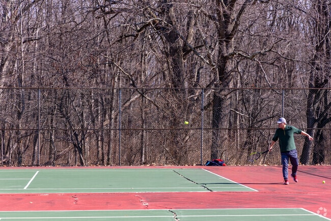 Kendall Park residents enjoy the many sports amenities that Woodlot Park has to offer.