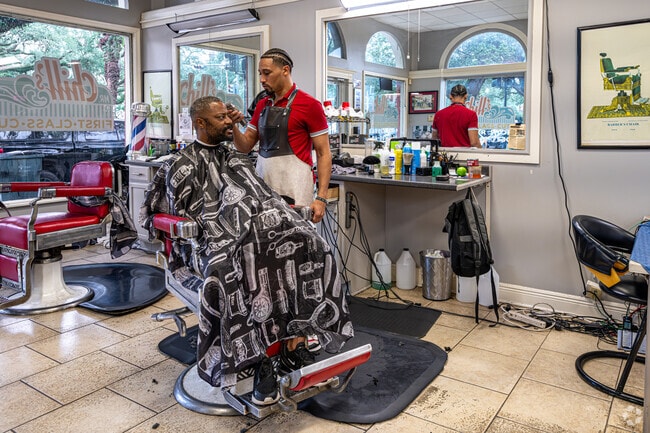 Get a professional haircut at Mr. Chills First Class Cuts near Hollygrove.