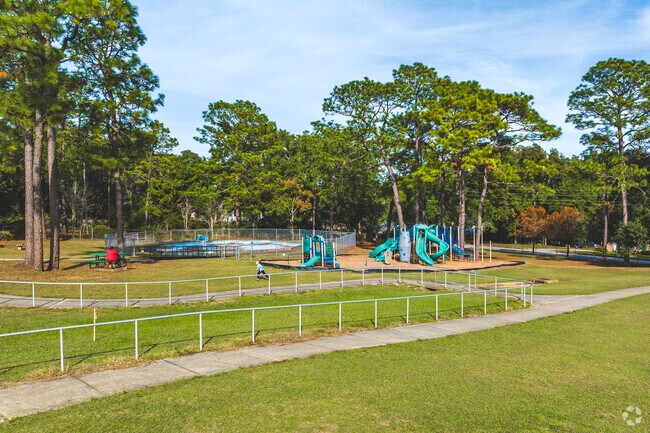 Laun Park offers Milkhouse residents a large green space and playground for their families.
