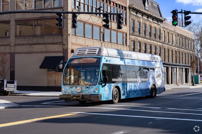 The SARTA bus line serves Amherst Heights-Clearview residents.
