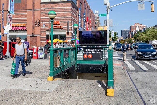 The 2 & 3 subway train can take you wherever you need to go in minutes.