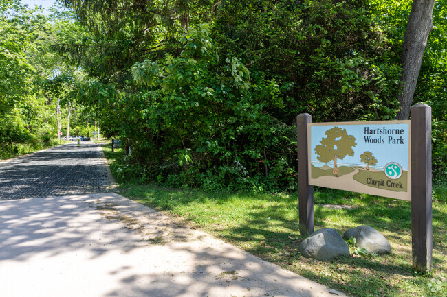 Visit Hartshorne woods for a day of hiking or challenging mountain biking.