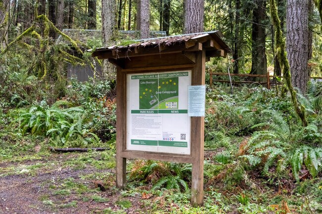 Check out Lake Roesiger Campground, a local's favorite spot during summertime.