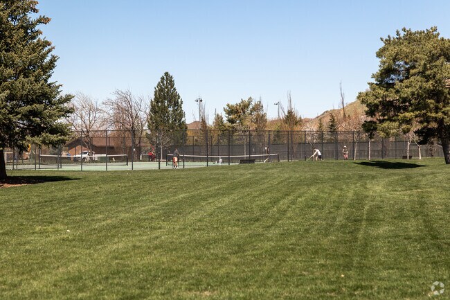 Palisade Park has plenty of room to run on green grass near Orchard South.