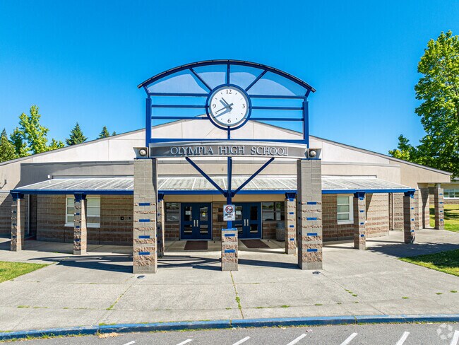 Olympia High School in the Eastside neighborhood.