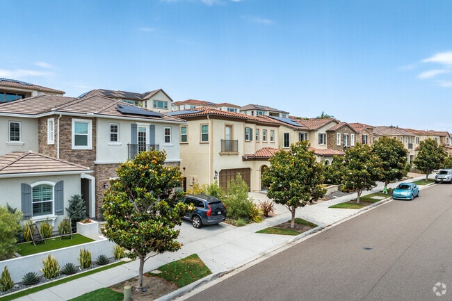 Modern Spanish homes are the dominant style seen in Robertson Ranch.