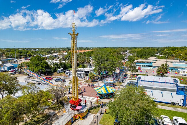 Historic Downtown Palm Harbor hosts annual festivals amongst the neighborhood streets.