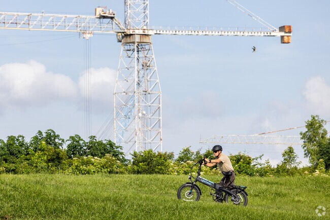 Residents of Waggaman enjoy getting out for bike rides or runs.