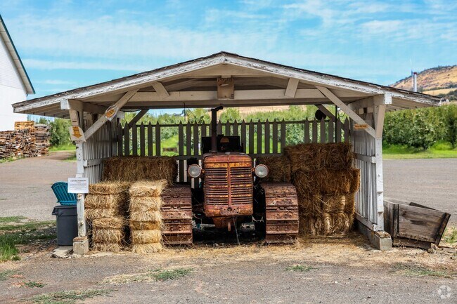 Rogue Valley borders many vineyards and orchards.