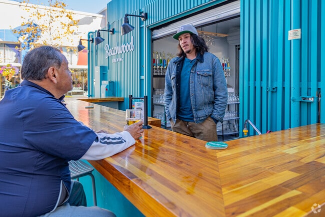 Beechwood Brewing serves craft beers in a lively setting.