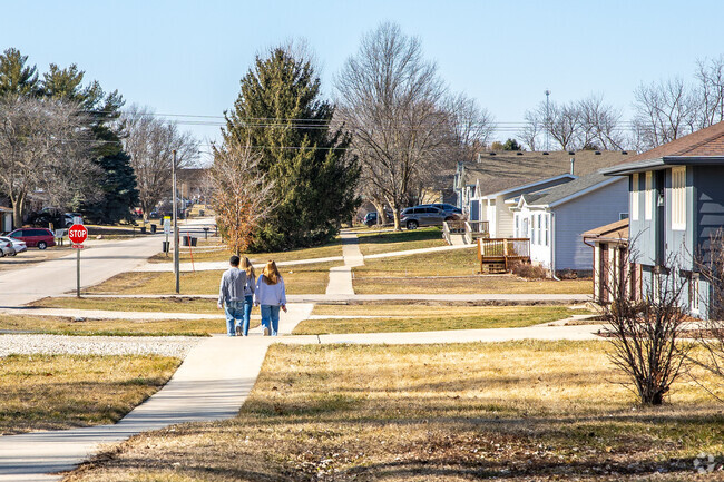 Students of Panorama Secondary School can take leisurely walks during lunch break.
