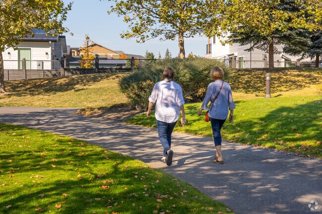 Riverstone Park is known for its picturesque walking trails, playground and scenic river views.