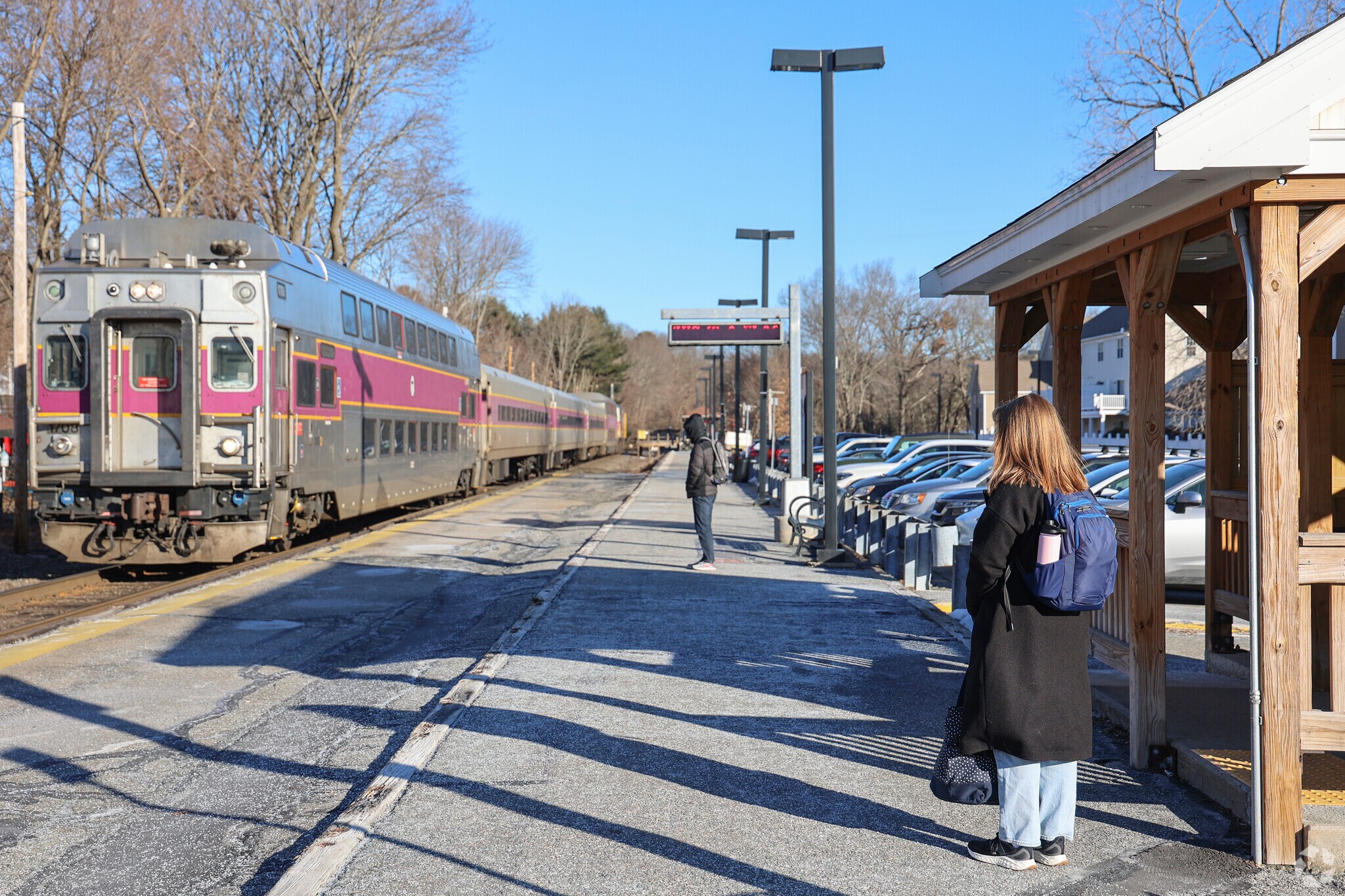 Haggetts commuters have two options for train station in town.