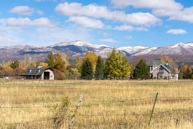 Manti is made up of farmland and the La Sal Mountains.