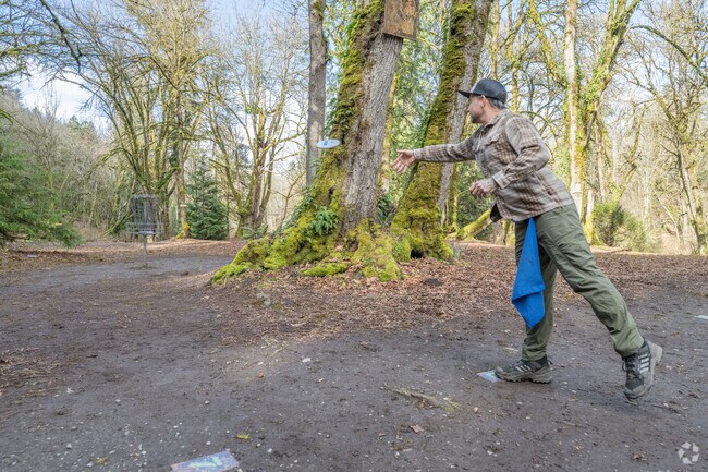 Try your skills at Lake Fenwick Disc Golf Course.