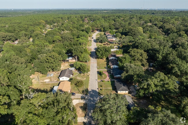 In Forest Highland, sidewalks line the neighborhood's roads allowing residents to walk safely.