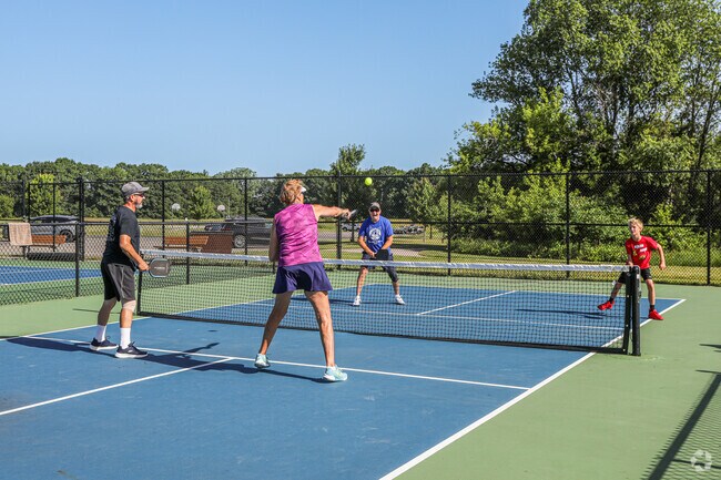 Tallmadge Township Park's pickleball courts are popular among Lamont locals.