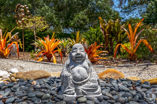 The Garden Club has many themed section of the garden you can work in.