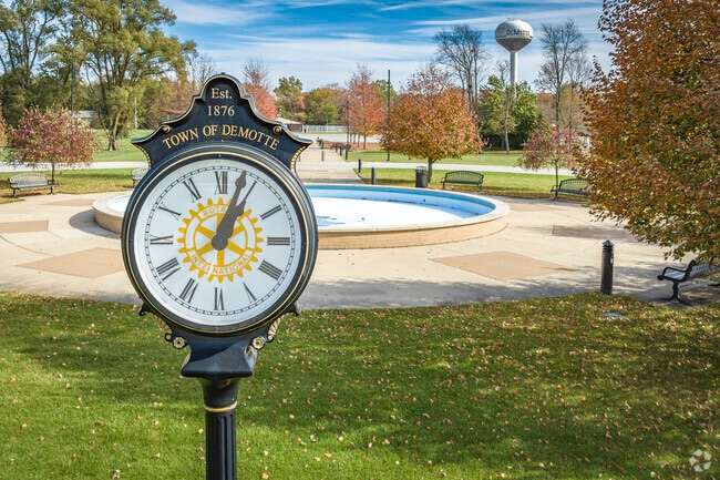 The town of DeMotte, located in Keener Township, is currently undergoing development.