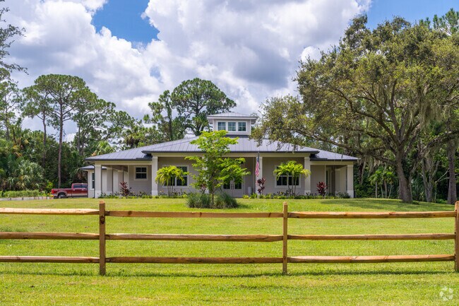Classical style homes are also found in the Jupiter farms area.