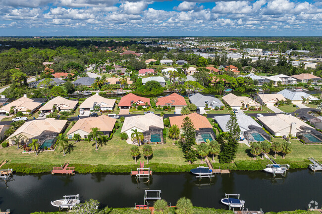 Laurel features subdivisions with backyard docks and waterway access.