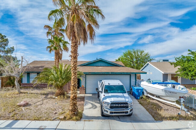 Single-story, minimalist traditional homes of the mid 1950's are common throughout Michael Way.