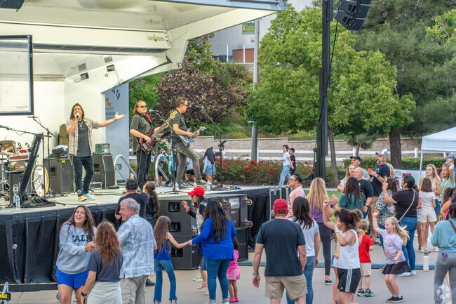 Experience the vibrant atmosphere of Concerts in the Park, where local talent shines.