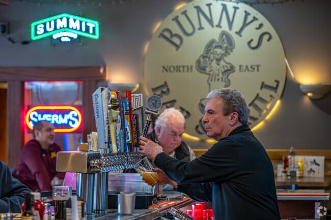 Bunny's Bar & Grill is a favorite stop for Elmwood residents to grab something from the tap.