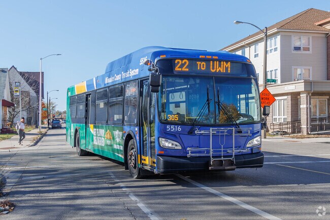 Public transportation is easy to find in Amani, with bus service from MCTS.