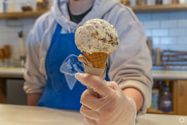 Wild Scoops near Tudor Area is known for its unique and seasonal ice cream offerings.