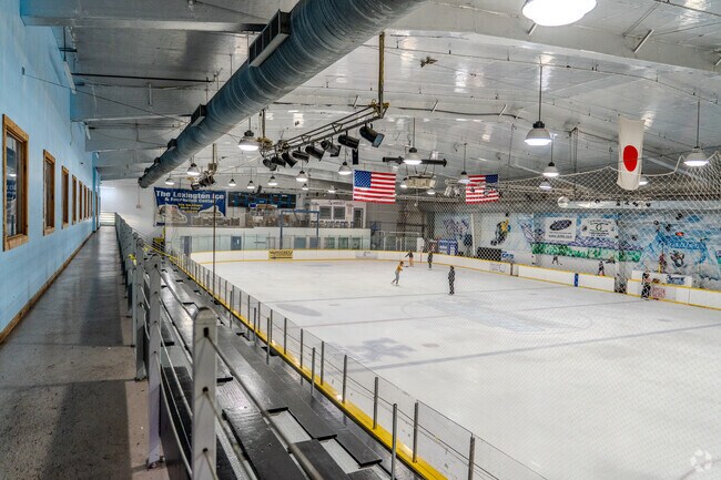 The Lexington Ice Center is a 10 minute drive for Lakeview Estates residents.