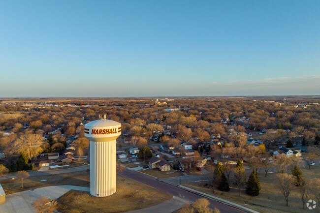 The city of Marshall is a major hub for residents who work in the agricultural industry.