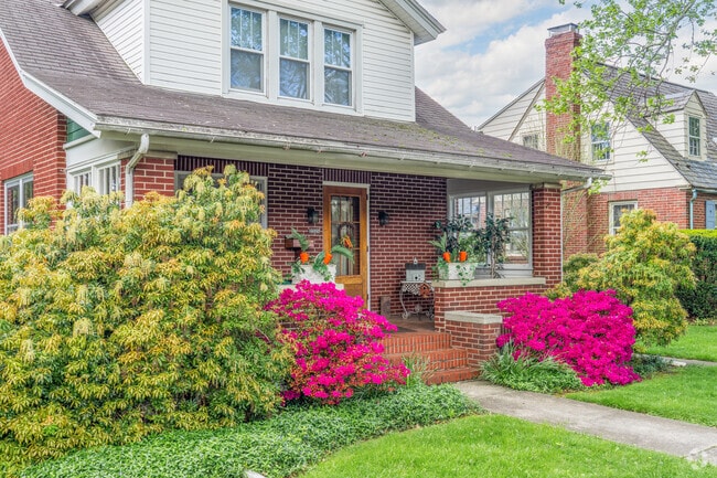 Gorgeous landscaping surround Craftsman Style homes in Northeast Bethlehem.