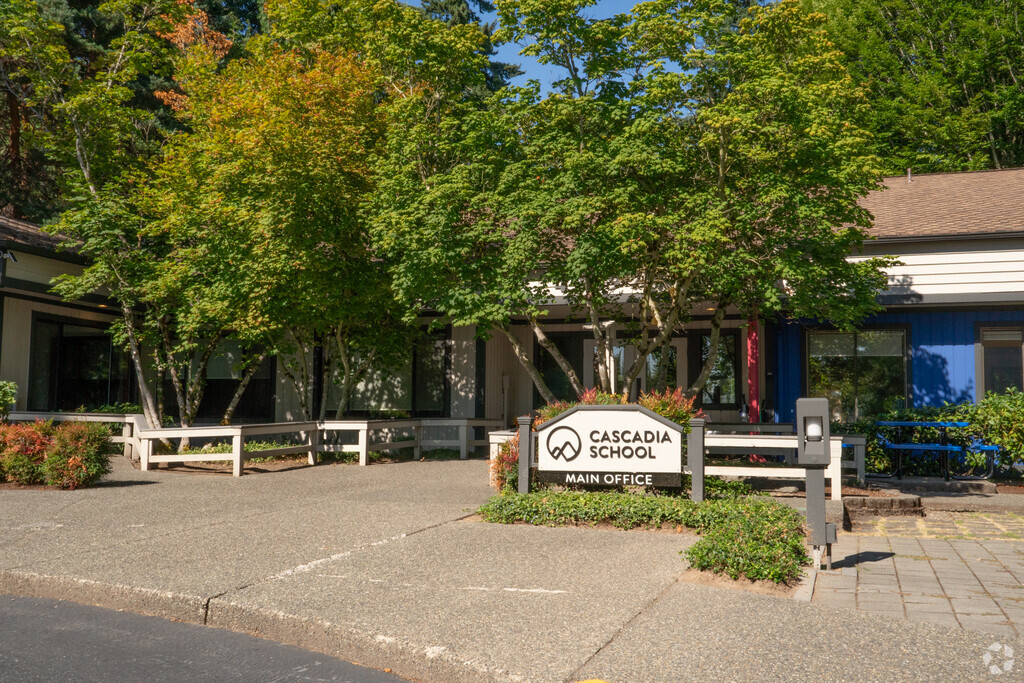 Cascadia School is located in the Overlake neighborhood of Washington.