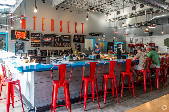 End your work day with a cold beer at Intersect Brewing in Fairbrooke.