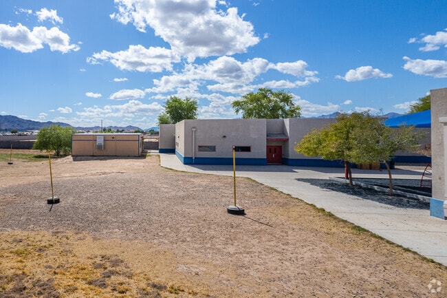 Friendly tetherball competition at Riverbend Prep in Laveen.